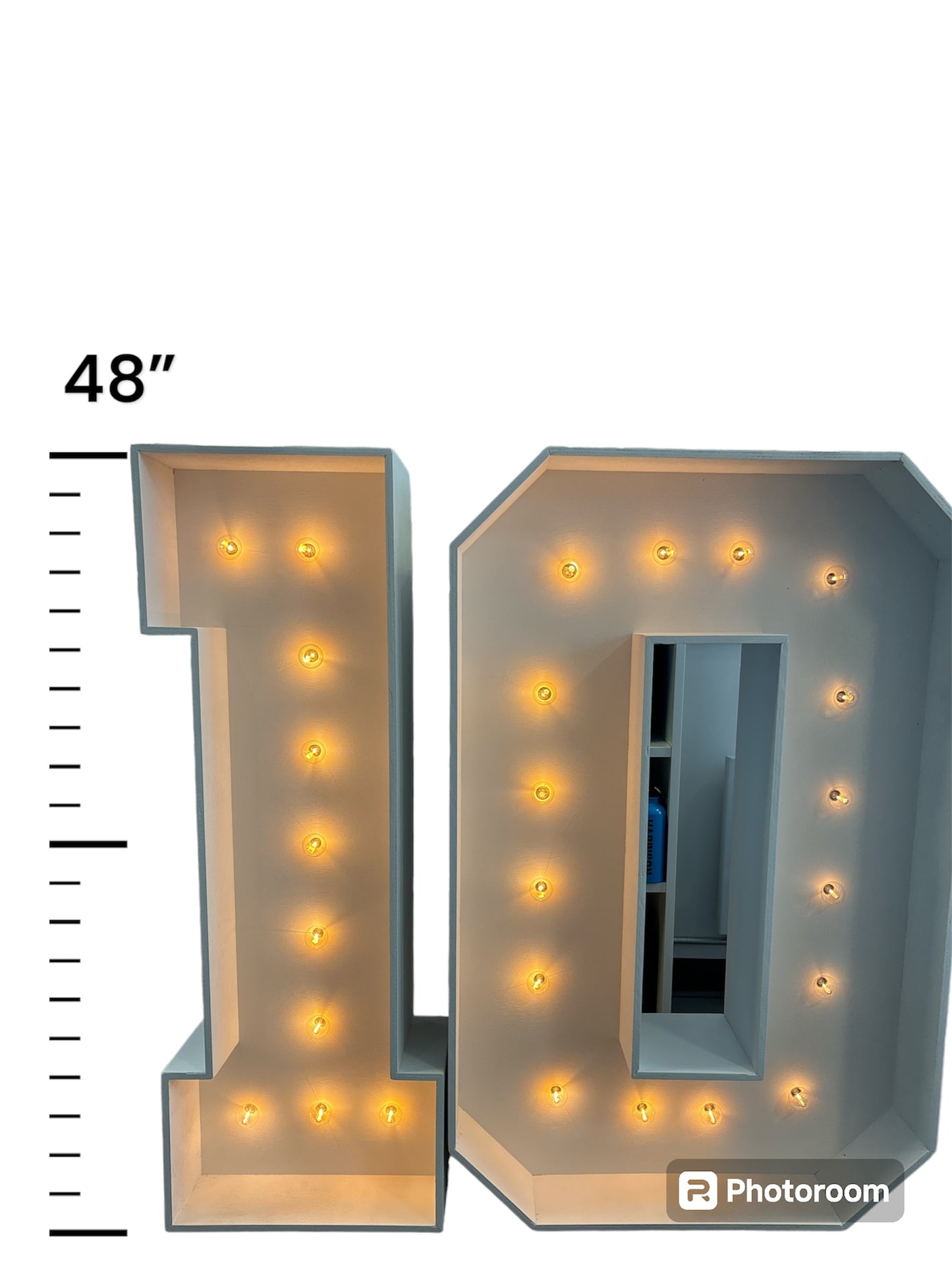 Chiffres lumineux - Autoportants