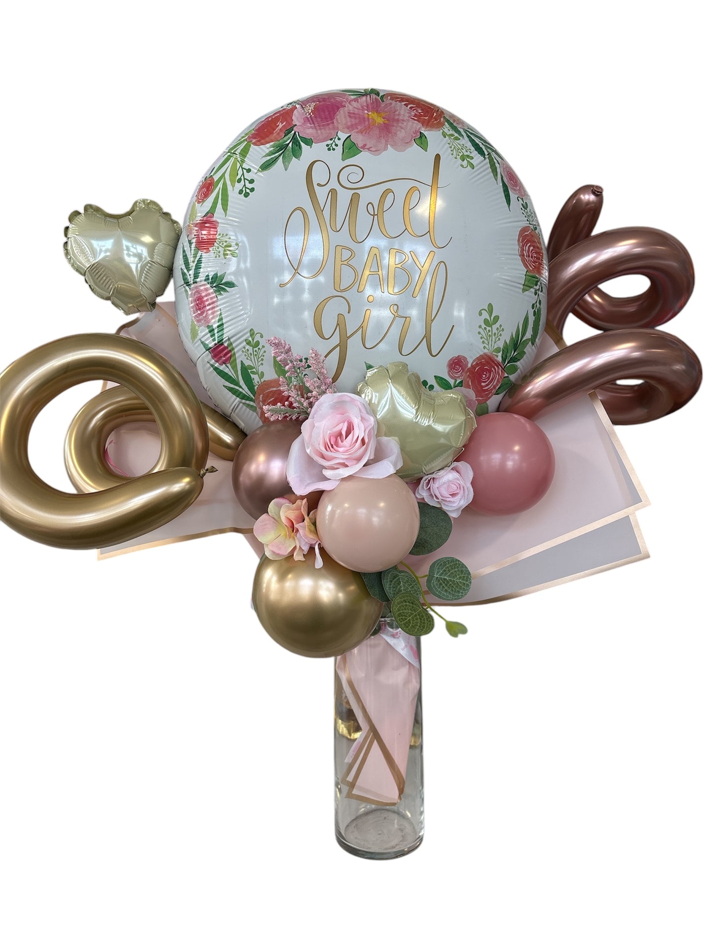 Hand-Held Birthday Balloon Bouquet