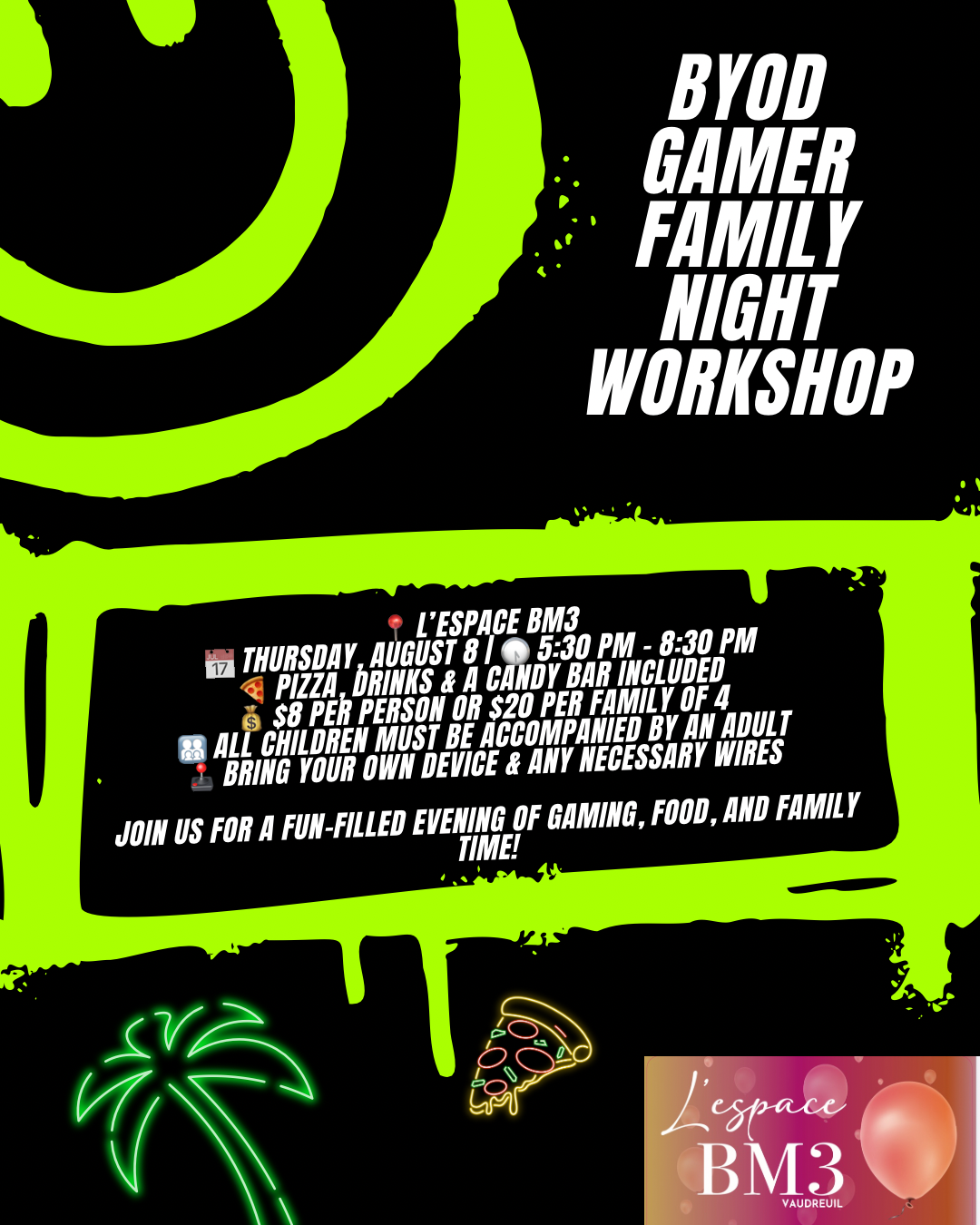 BYOD gamer event