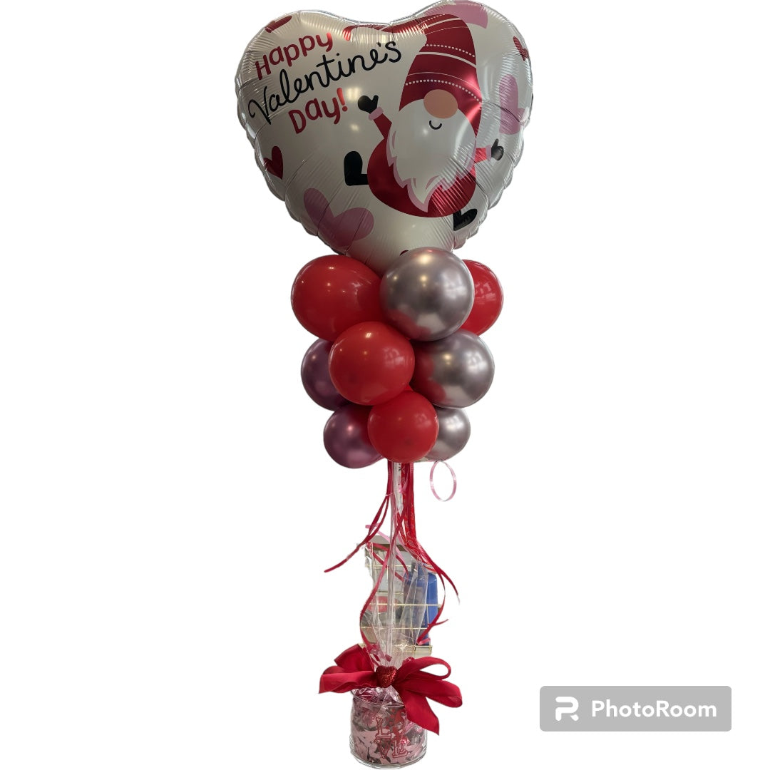 Valentines Deluxe Balloon & Gift