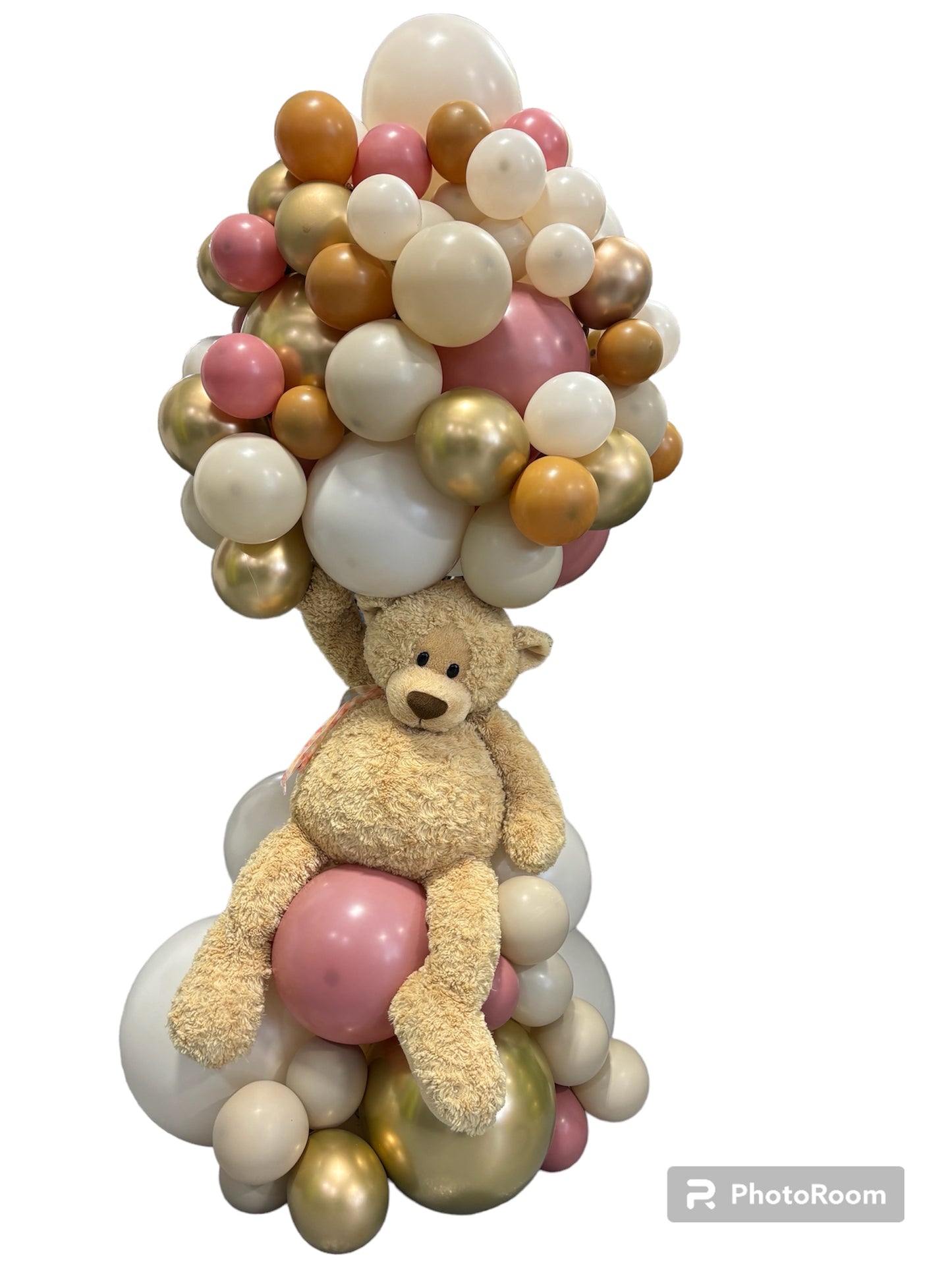 Teddy Bear Stand with Balloons