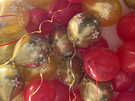 12 Helium Celling Balloons