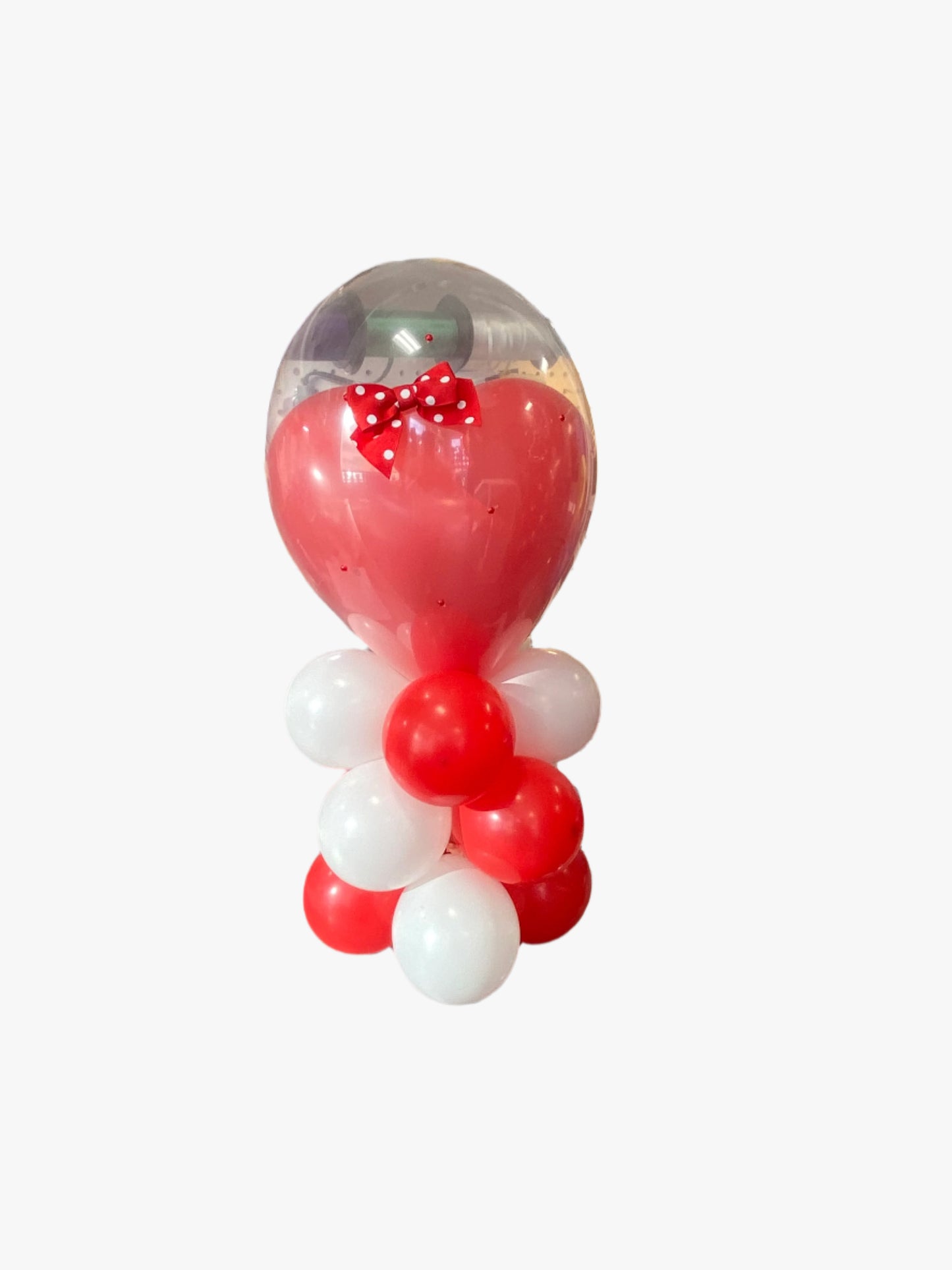 Valentines Heart Balloon Centerpiece