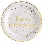 Assiettes Joyeux Anniversaire