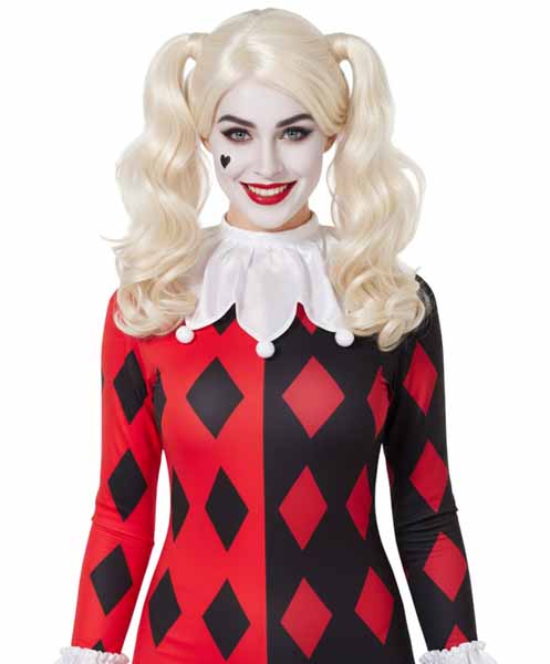 PLATINUM BLONDE WIG WITH WAVES