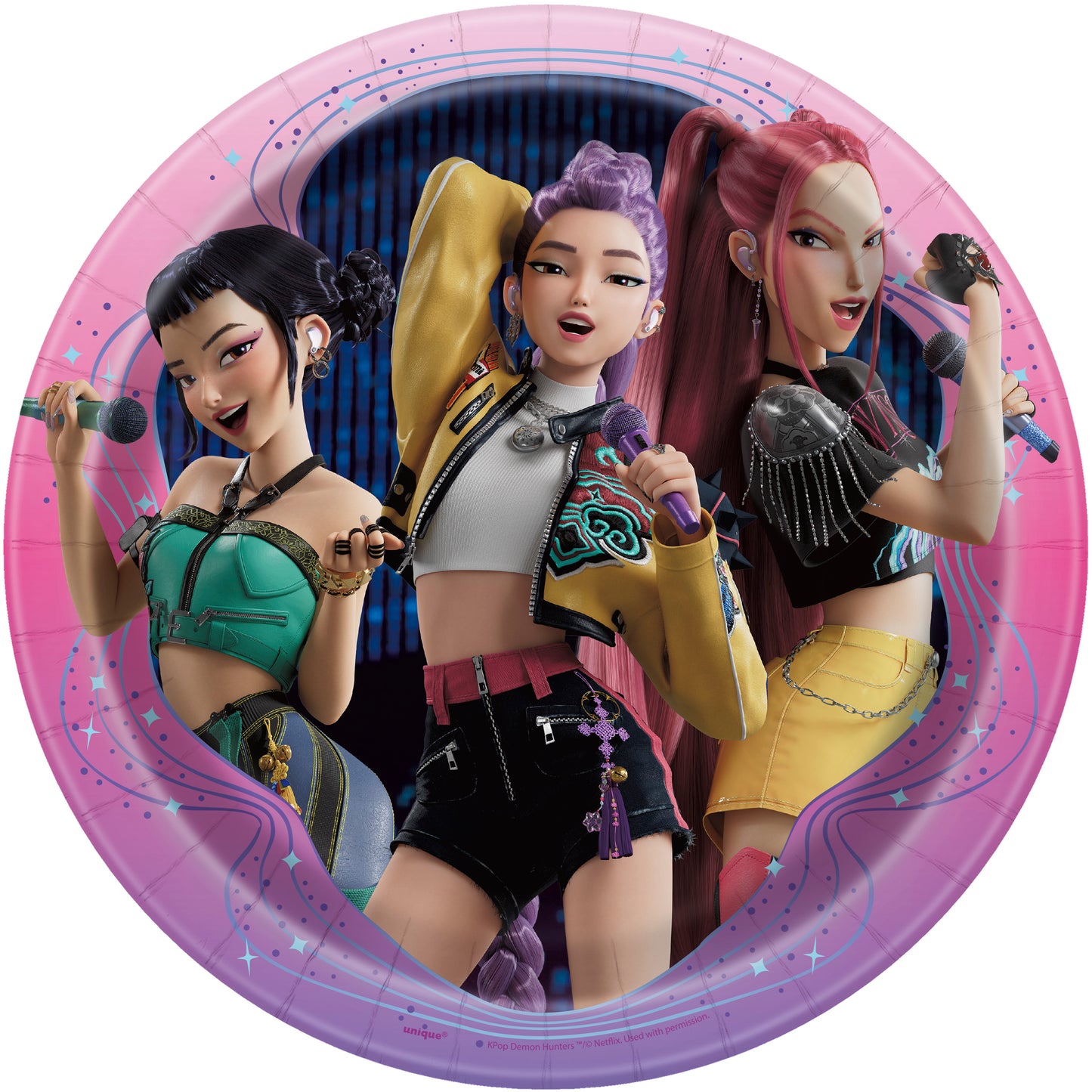 K-POP Demon hunter 9" Paper Plate