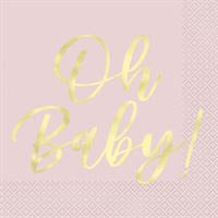 Serviettes de table "Oh Baby"