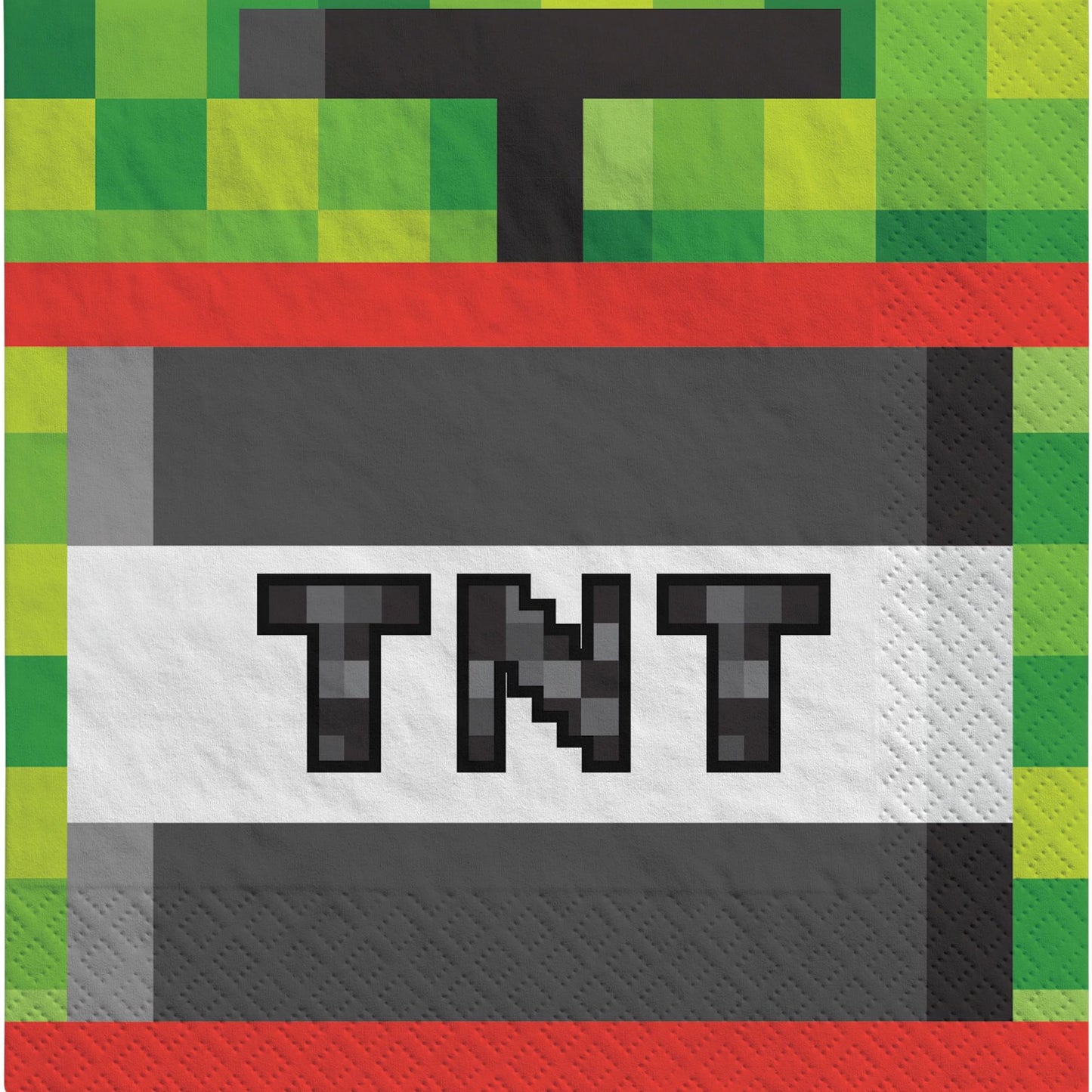 Pixel TNT Beverage Napkins