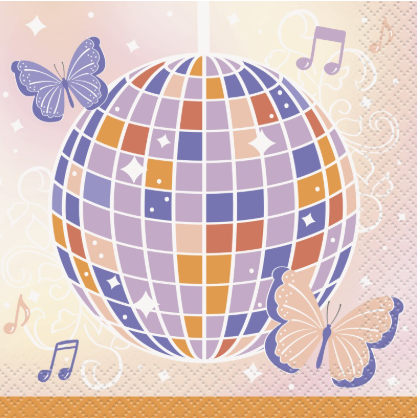 Serviettes de fête Pop Star