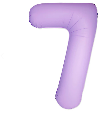 Foil Birthday Balloon Numbers