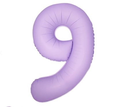 Foil Birthday Balloon Numbers