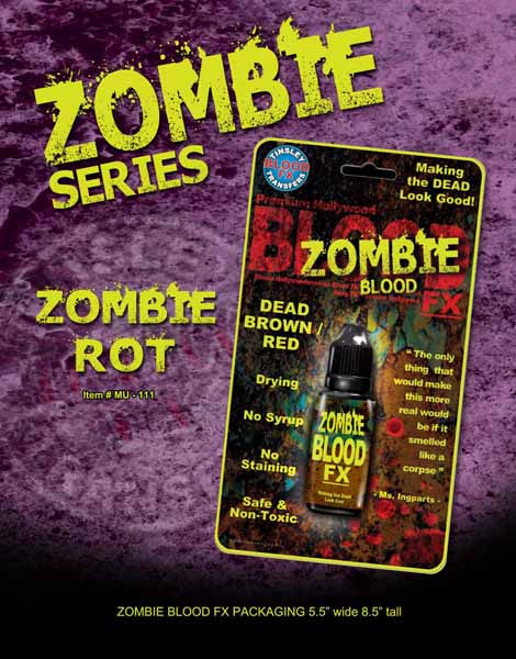 HALLOWEEN ZOMBIE BLOOD MAKEUP