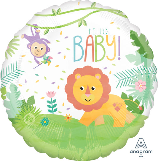 Bonjour Bébé Ballon Métallisé