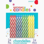 Bougies d'anniversaire