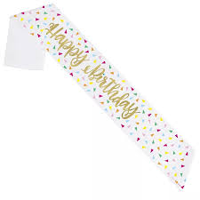 Écharpe « Joyeux Anniversaire »