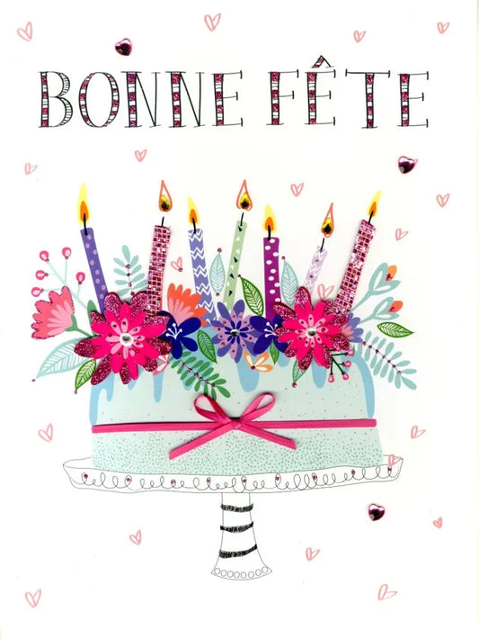 "Bonne Fête" Jumbo Card