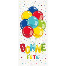 Affiche de porte Bonne Fête