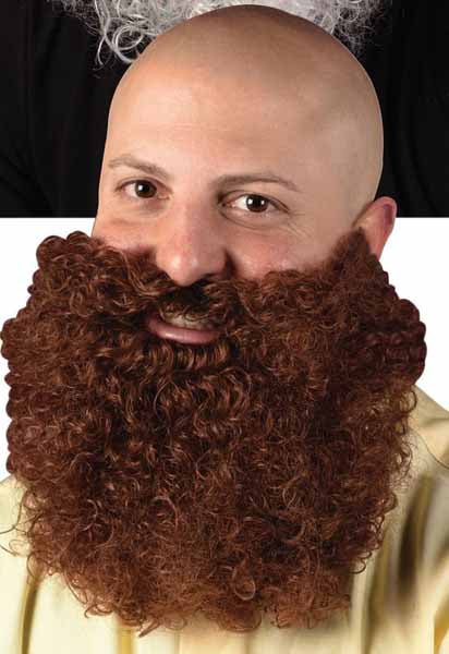 Barbe grande et bouclée