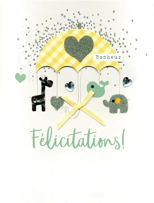 "Félicitations!" Jumbo Card