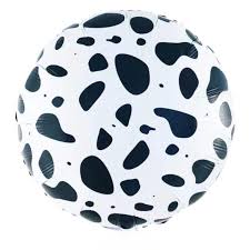 Cow Print Foil Balloon