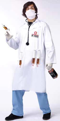 Dr. Shots Men's Costume