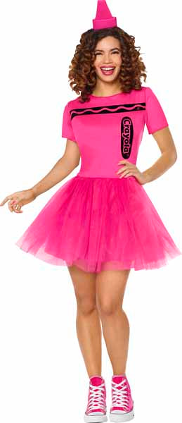 Pink Crayon Costume – Adult
