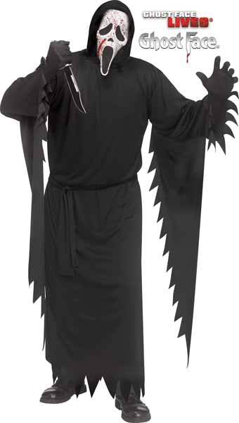 Splatter Ghost Face Adult Costume