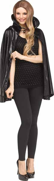 Black Metallic Shimmer Cape