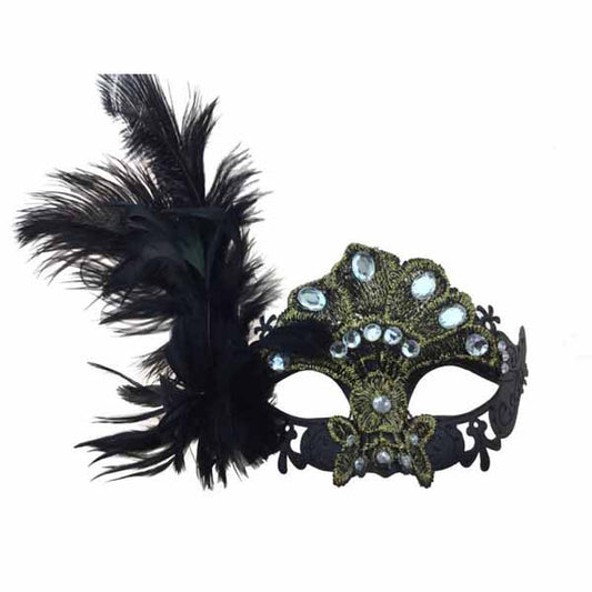 Gem Feathered Masks