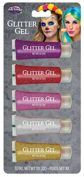 5 Color Glitter Makeup Gel Pack