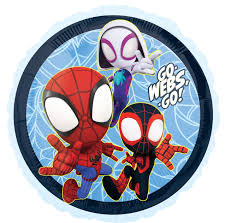 Go Webs Go Spidey Foil Balloon