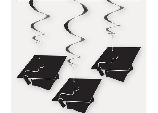 Tourbillons suspendus pour la remise des diplômes
