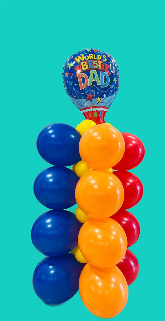 Father’s Day Balloon Tower