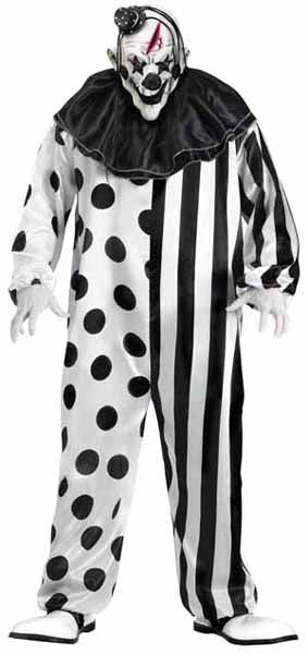 Killer Clown Adult Costume One Size