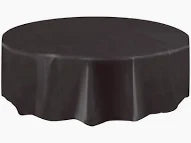 Solid Rectangular Plastic Table Cover