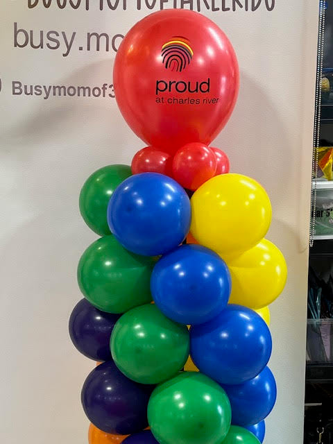 Corporate Balloon Pillar