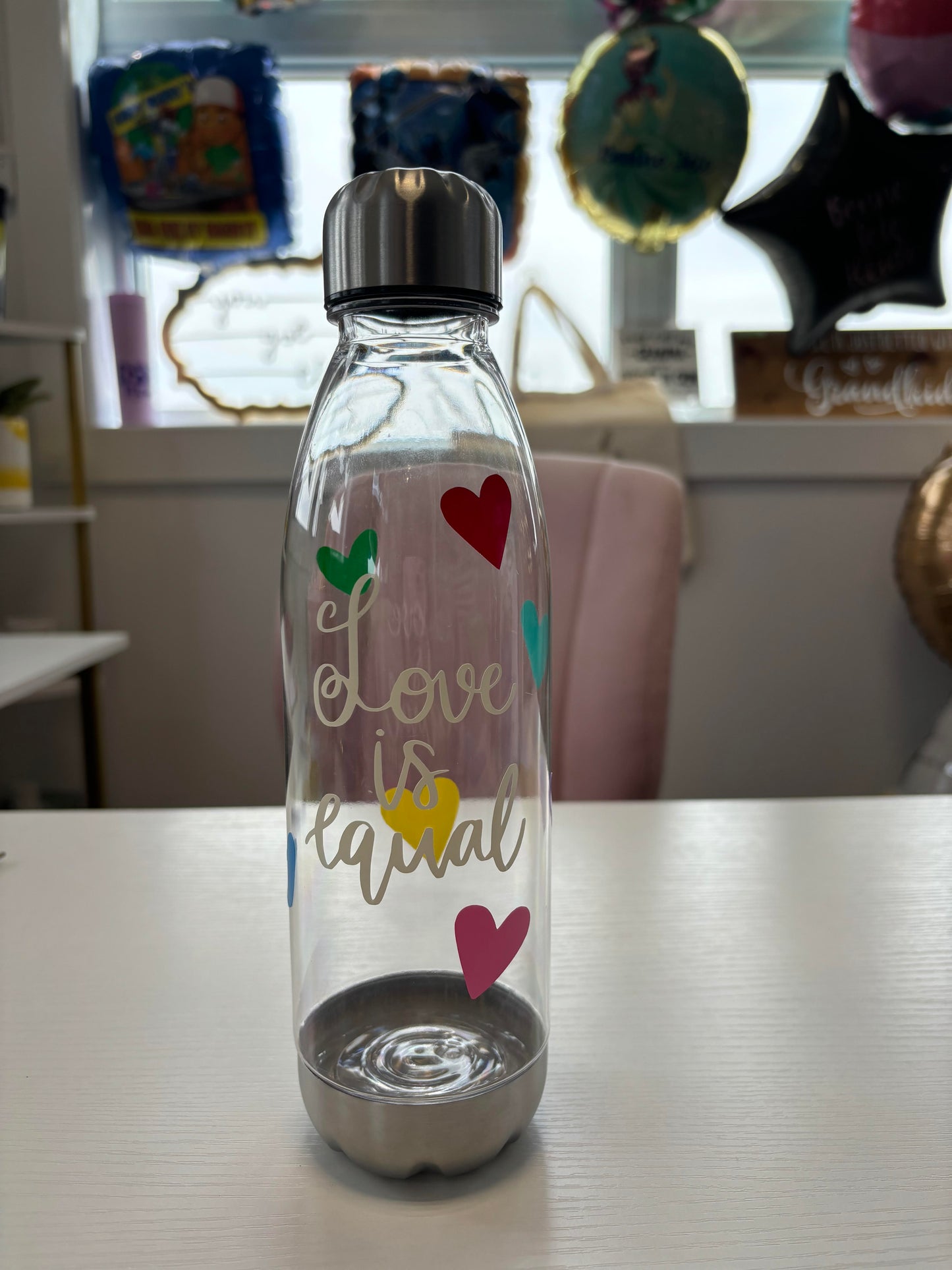 Clear Water Bottle