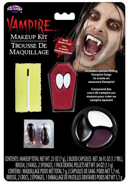 Vampire Makeup & Fangs Kit