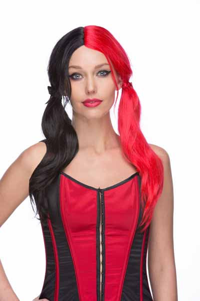 Viper Black/Red Wig