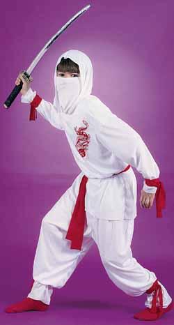 Child White Ninja Costume