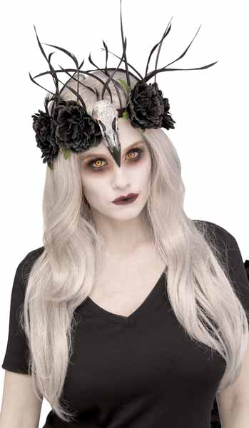Zombie Raven Headpiece