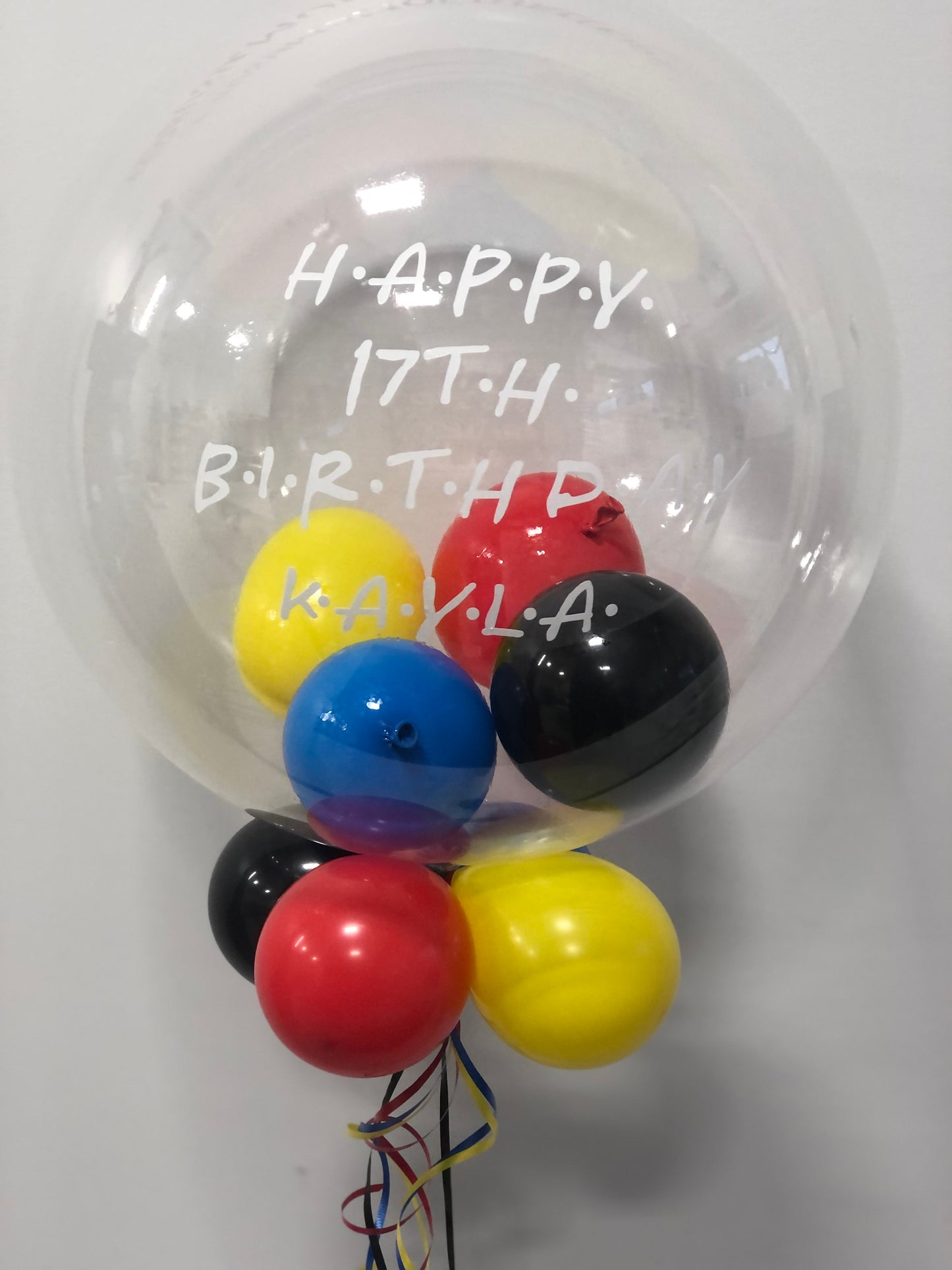 Personalized Helium Bubble Balloon