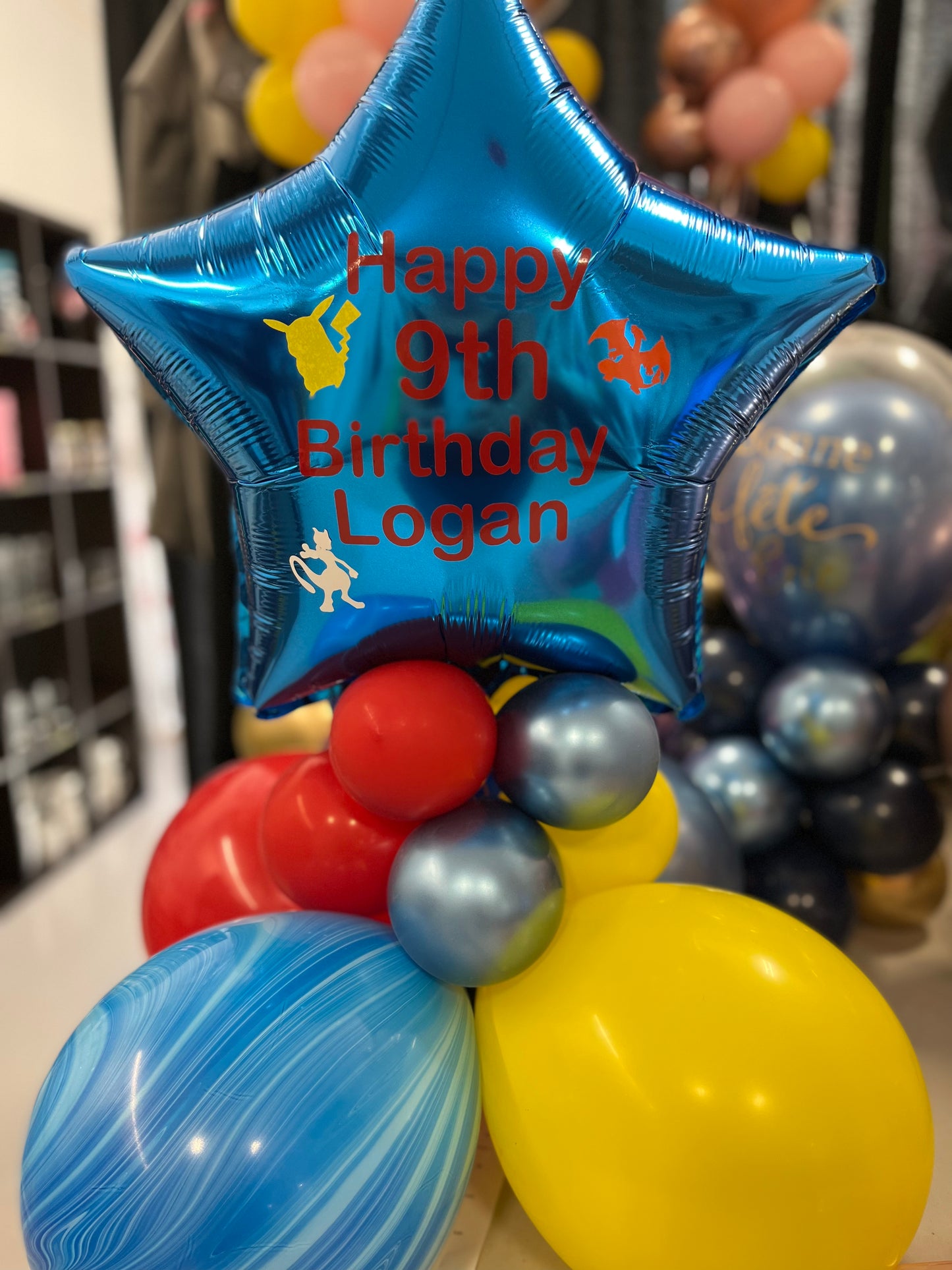 Personalized Party Balloon Centrepiece