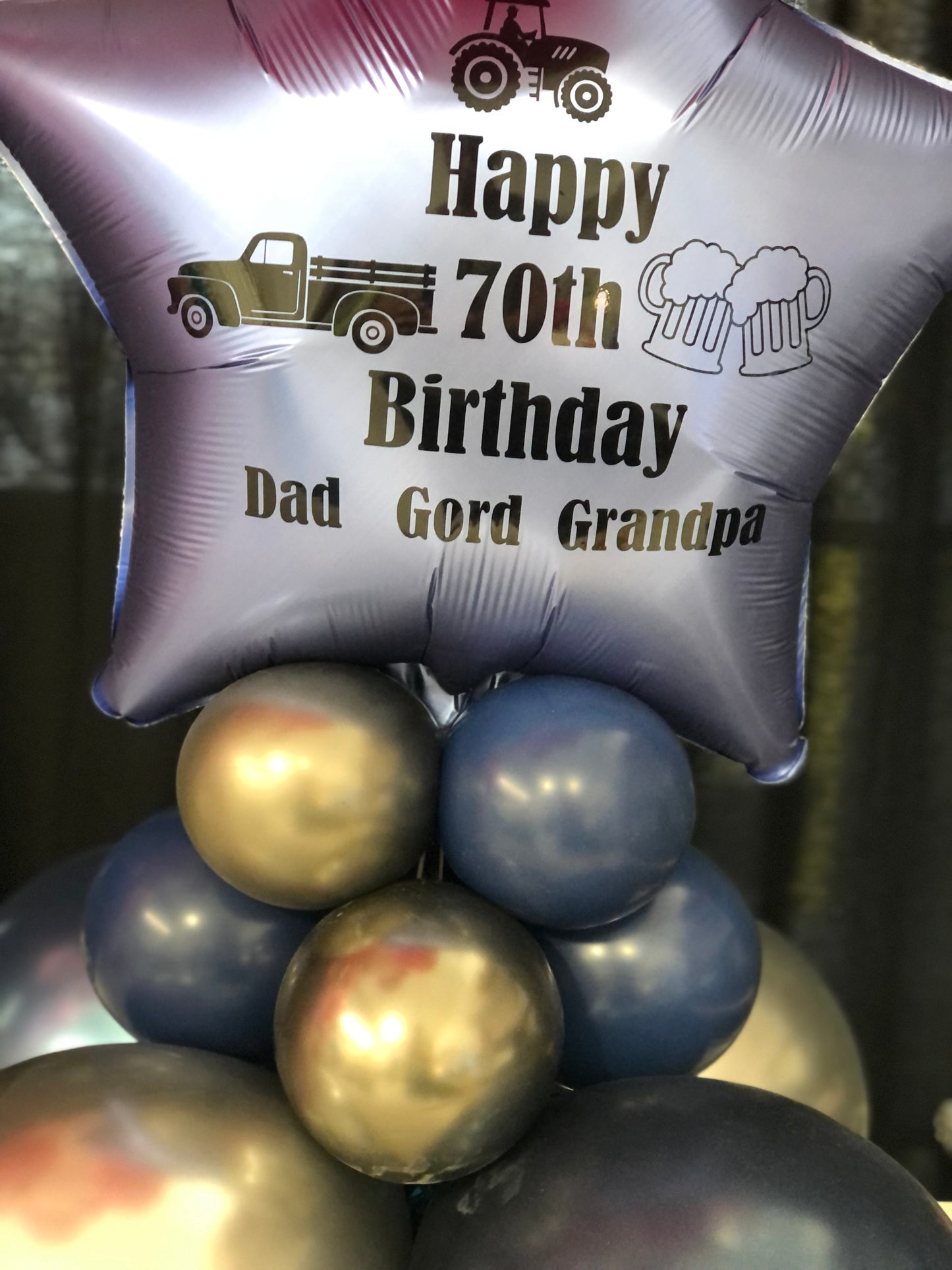 Personalized Party Balloon Centrepiece