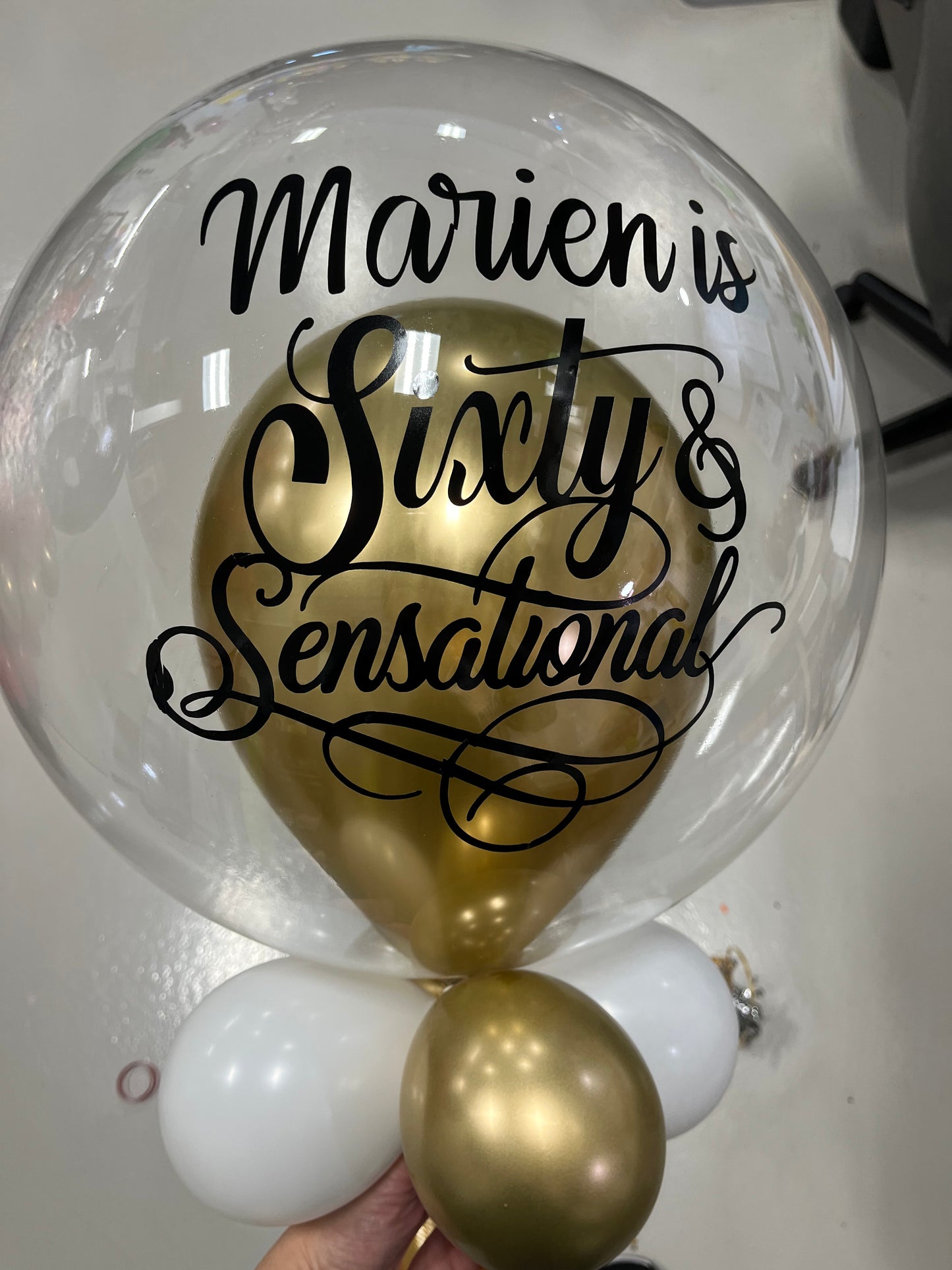 Personalized Helium Bubble Balloon