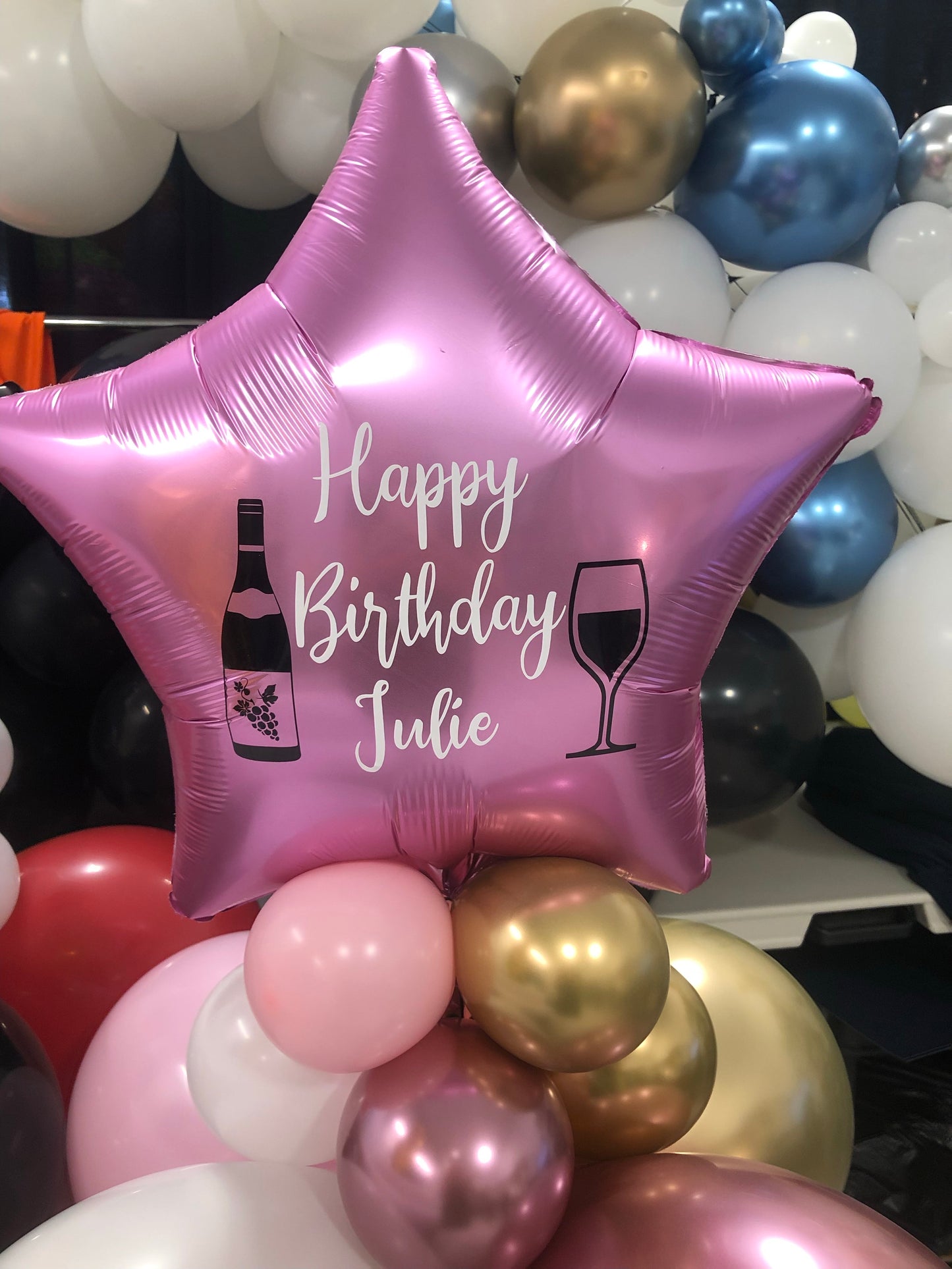 Personalized Party Balloon Centrepiece