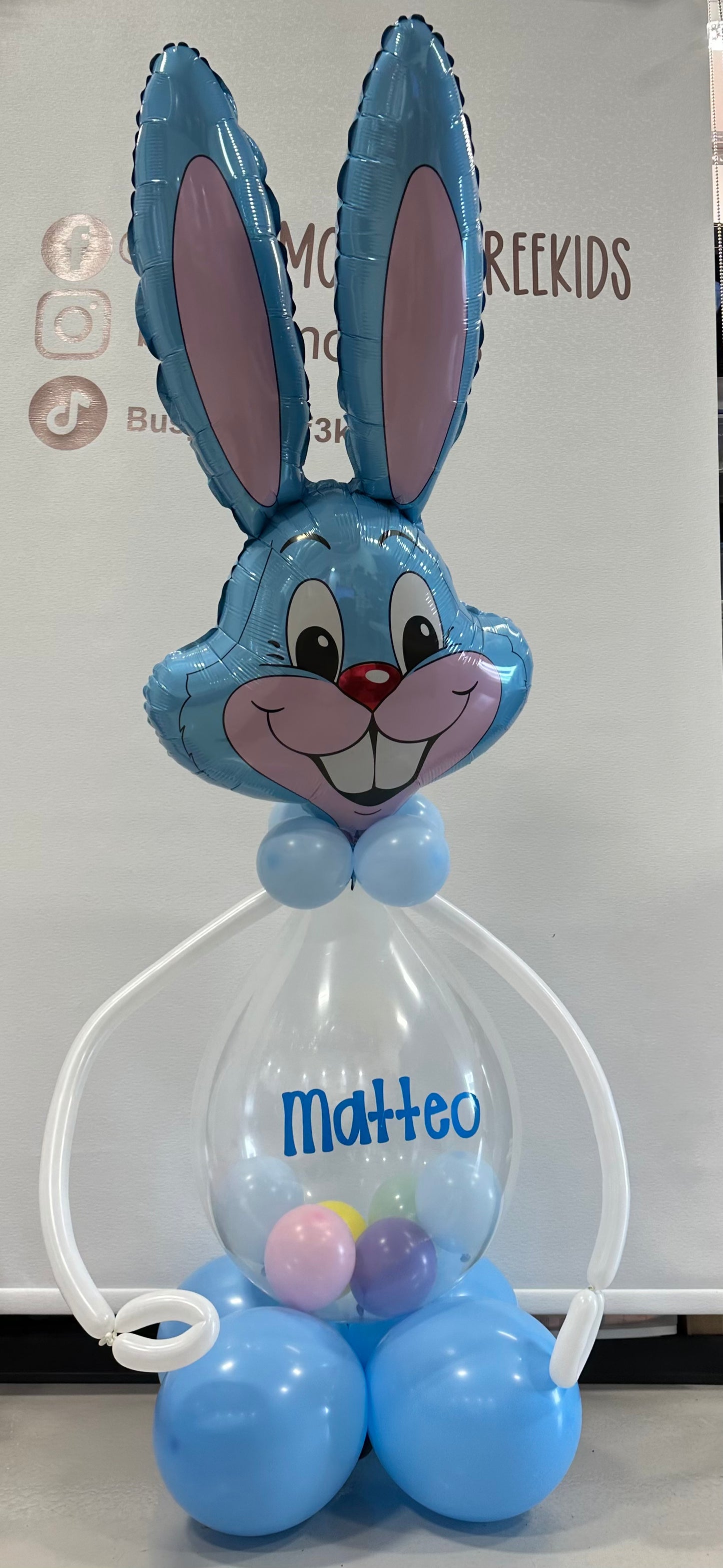 Bunny balloon stuffer
