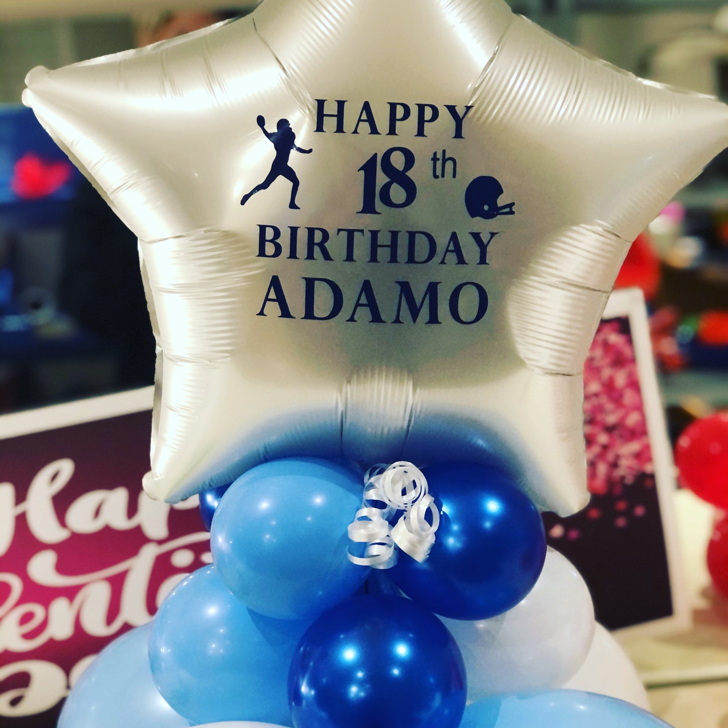 Personalized Party Balloon Centrepiece