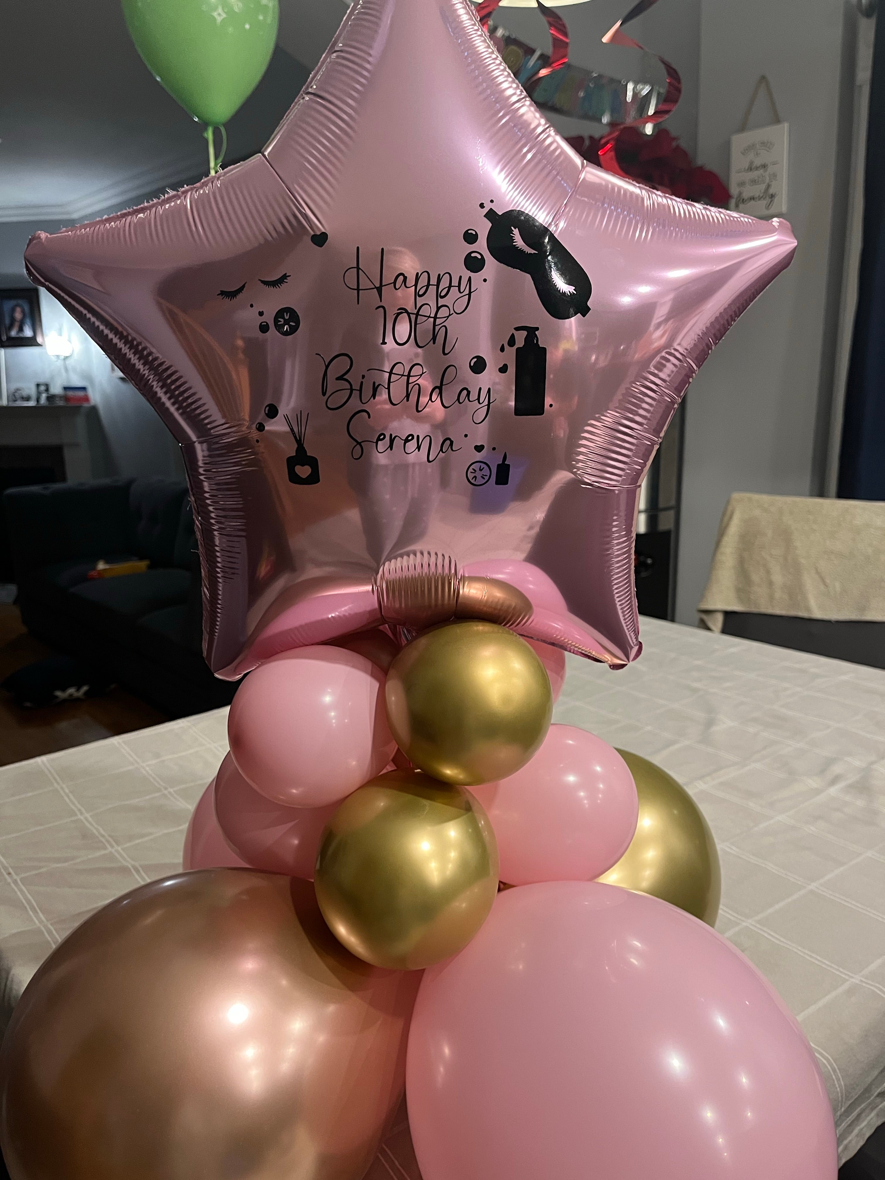 Personalized Party Balloon Centrepiece