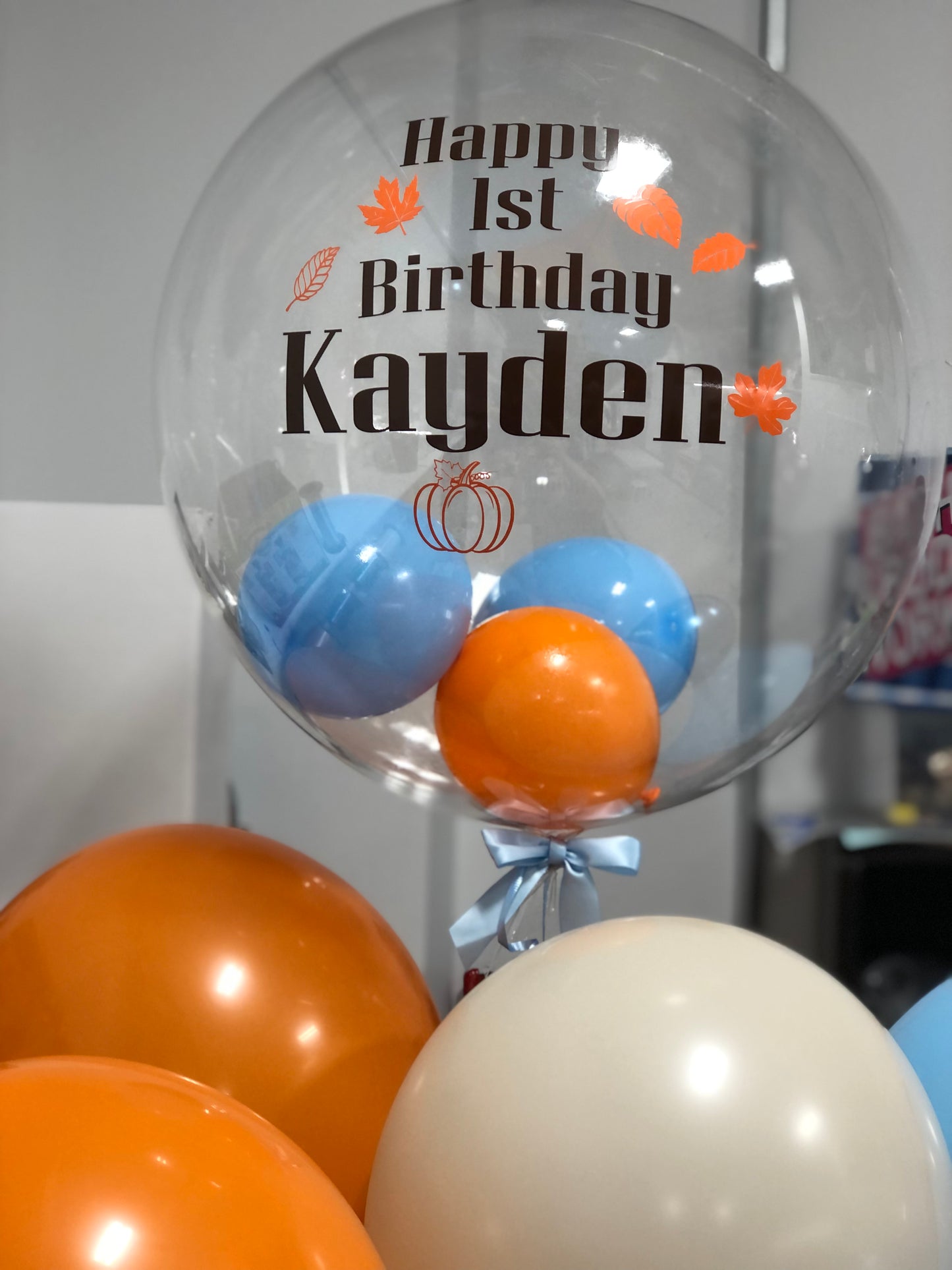 Personalized Helium Bubble Balloon